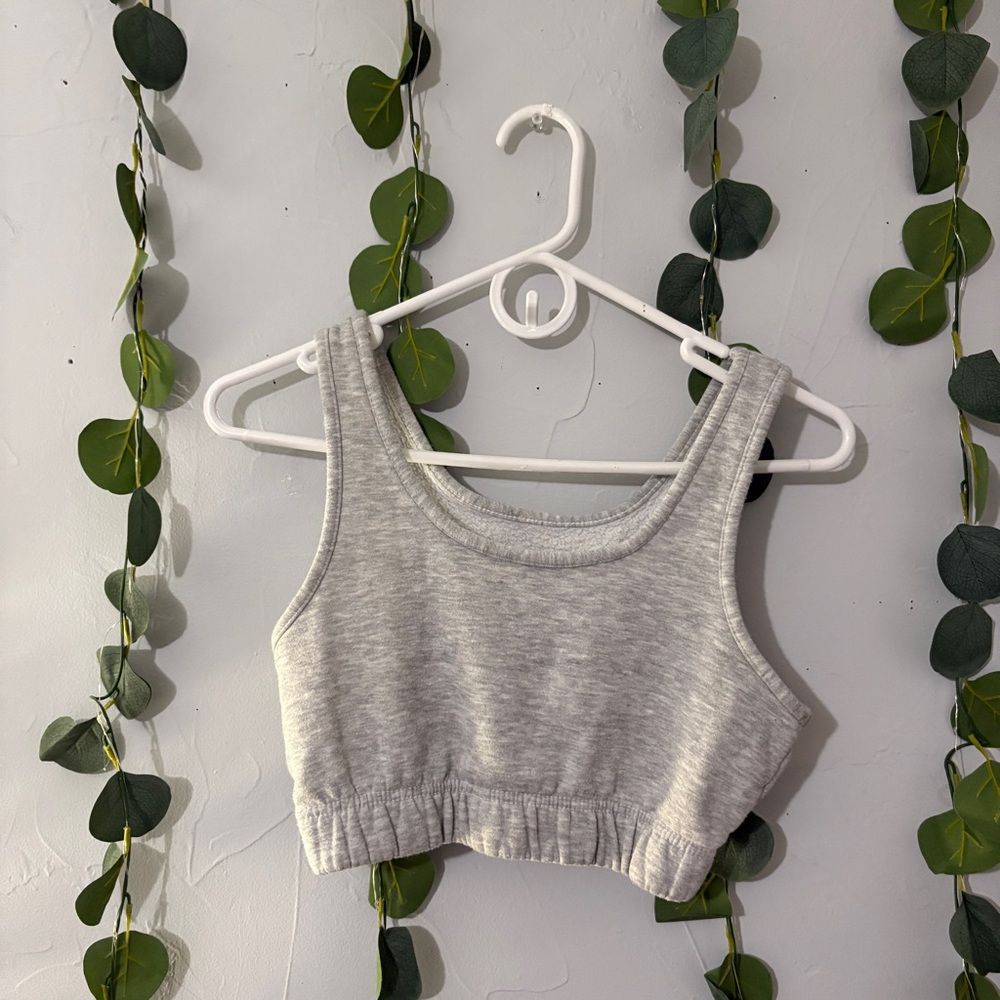 Refuge Gray Crop Top